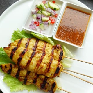 Chicken Satay (ไก่สะเต๊ะ) - 4 Pcs