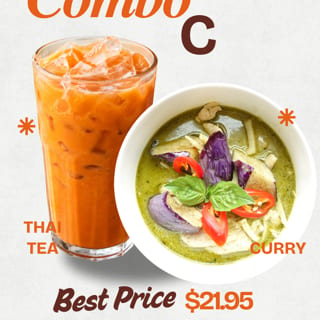 Combo C - (Curry + Thai Tea)